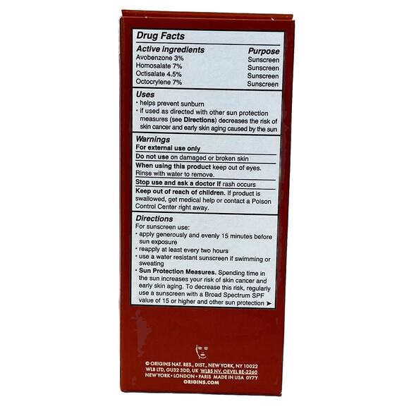 Origins FULL SIZE Daily Moisturizer SPF 30 GinZing New In Box! - Picture 3 of 7